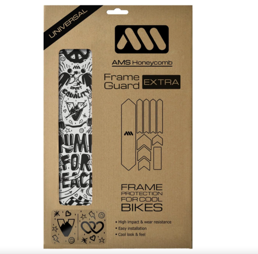 AMS Honeycomb Frame Guard. PUMP FOR PEACE (Extra/XL)