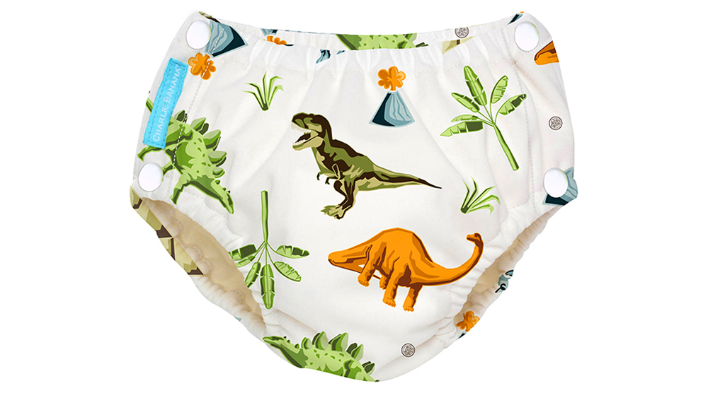 2 合 1 游泳+學習褲可機洗 (有機棉裡) 有啪鈕