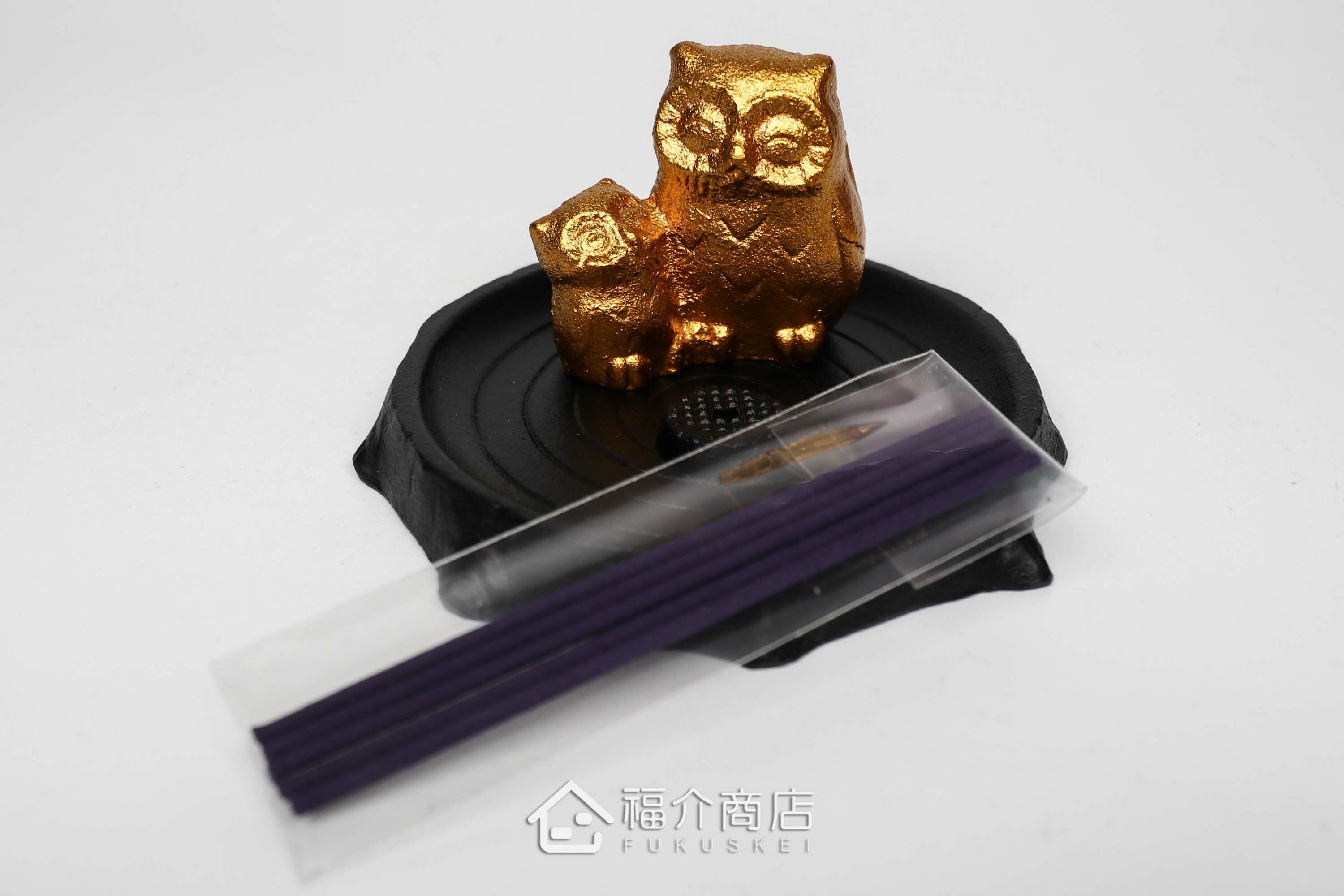 金色貓頭鷹香立