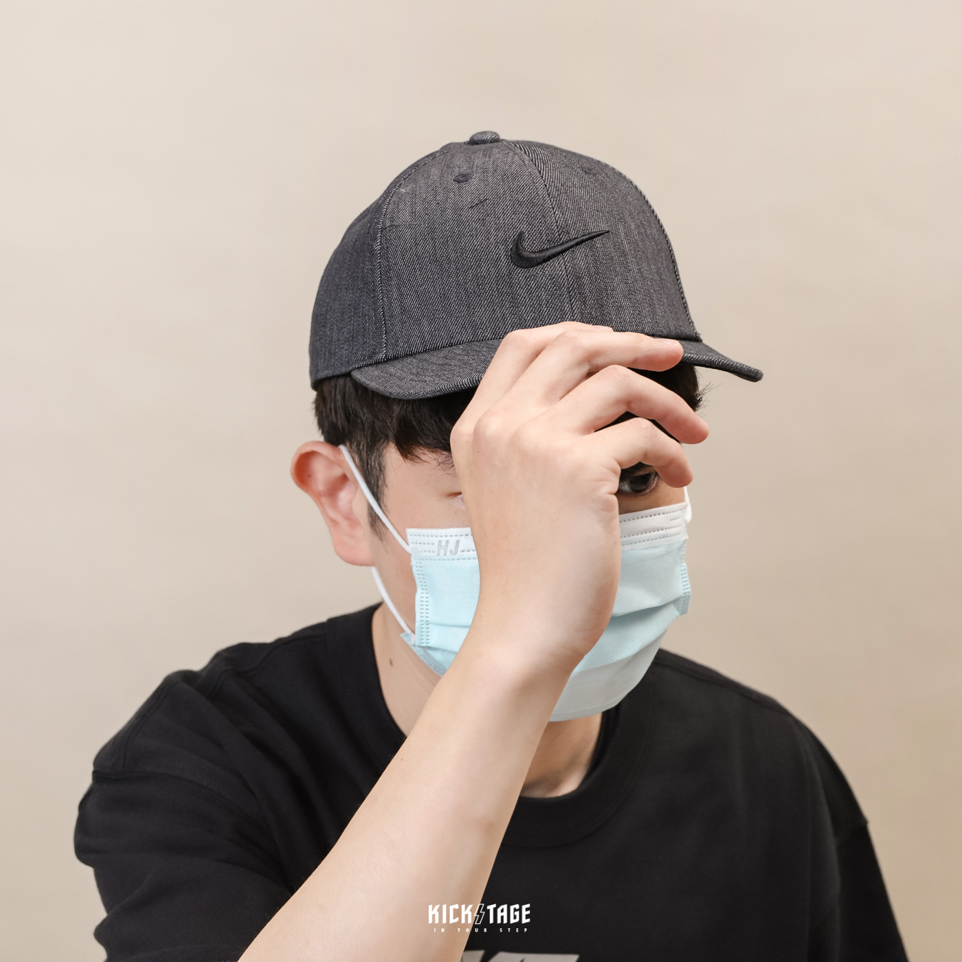 NIKE SB CAP 深灰色 牛仔布 大勾刺繡 可調式 復古 平沿帽 板帽 棒球帽【DR0124-010】