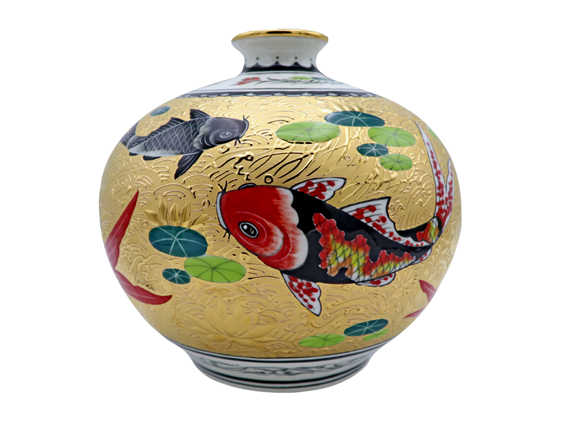 G38-金彩有餘天球瓶