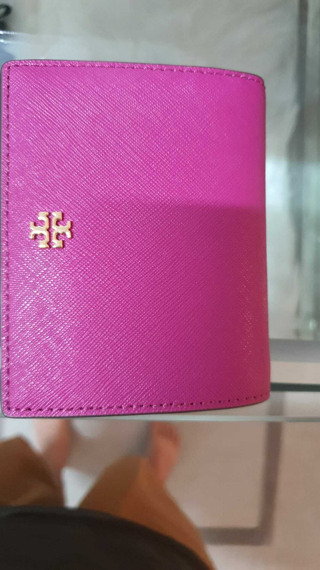 [S] TORY BURCH EMERSON MINI WALLET, PRICKLY PEAR , 80900-220 (STB70)