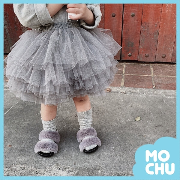 公主風純色蓬蓬裙(三色)