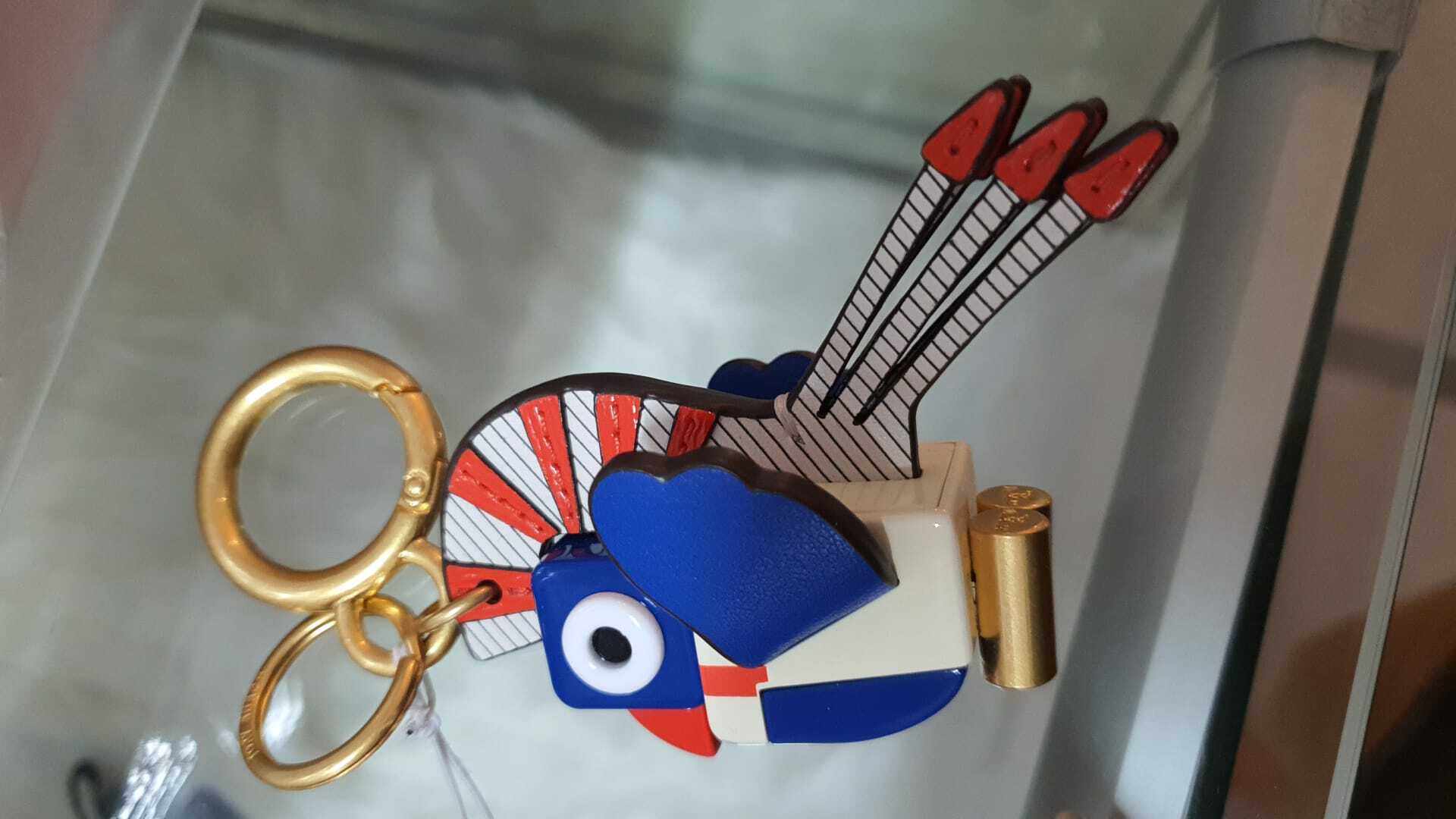 [S] TORY BURCH TOUCAN KEY RING , 64005-454 (STB71)