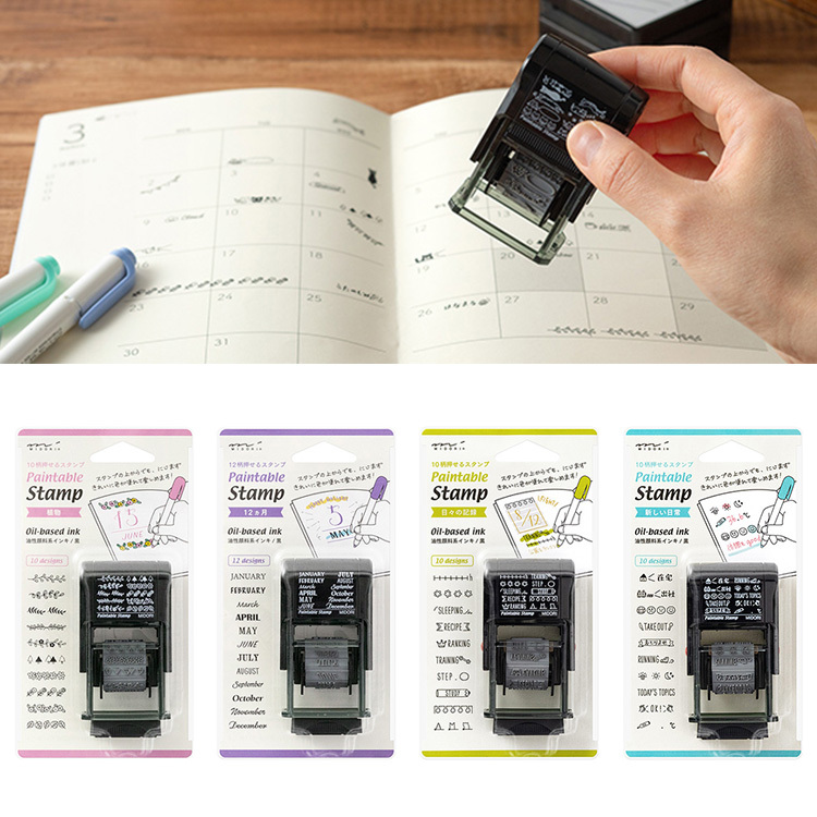 MIDORI 迴轉印章Paintable Stamp