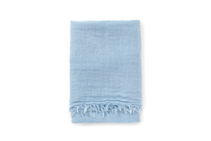 中川政七-蓬鬆脖圍手拭巾 淺蔥