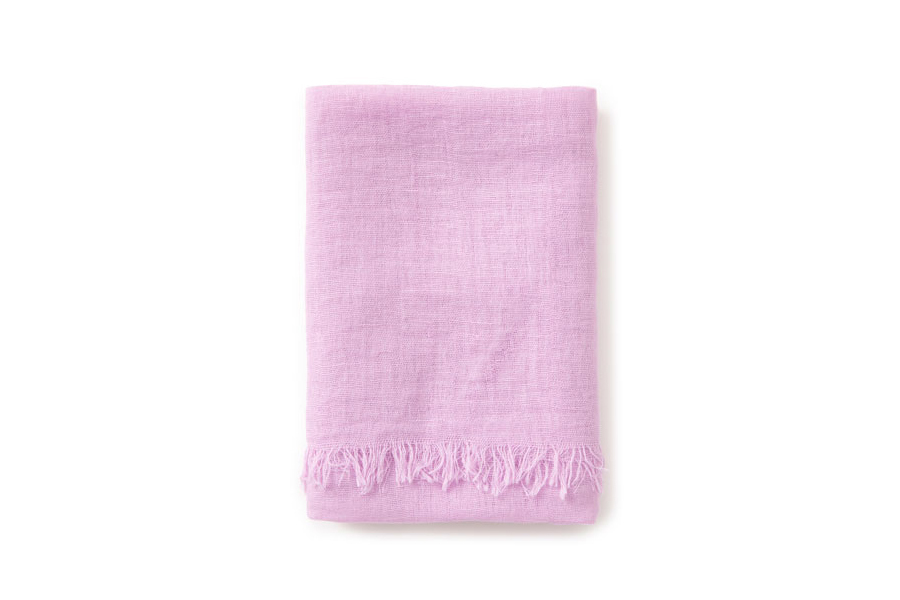 中川政七-蓬鬆脖圍手拭巾 櫻紫