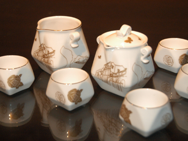 L46-愛戀新北天燈茶具(一壺一海六杯)