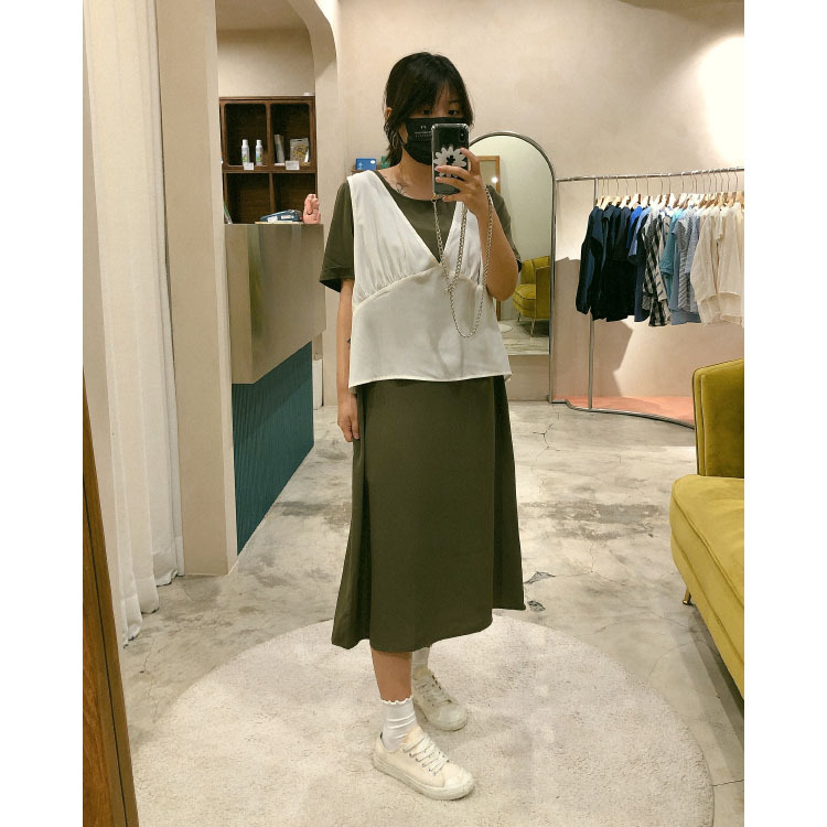 海邊散步罩衫洋裝-松島