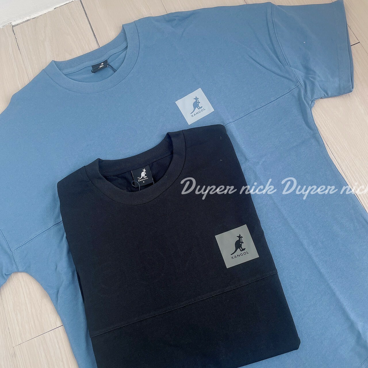 KANGOL 背後 立體 大LOGO 短T