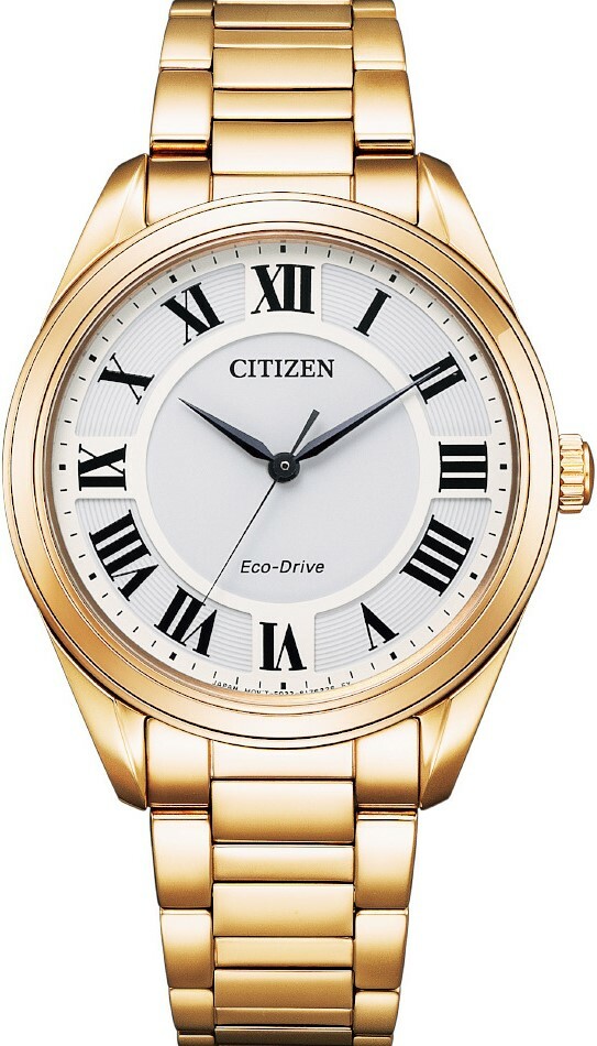 萬年鐘錶 - Citizen 星辰錶   羅馬字時標經典高雅光動能女錶  EM0973-55A  錶徑35MM