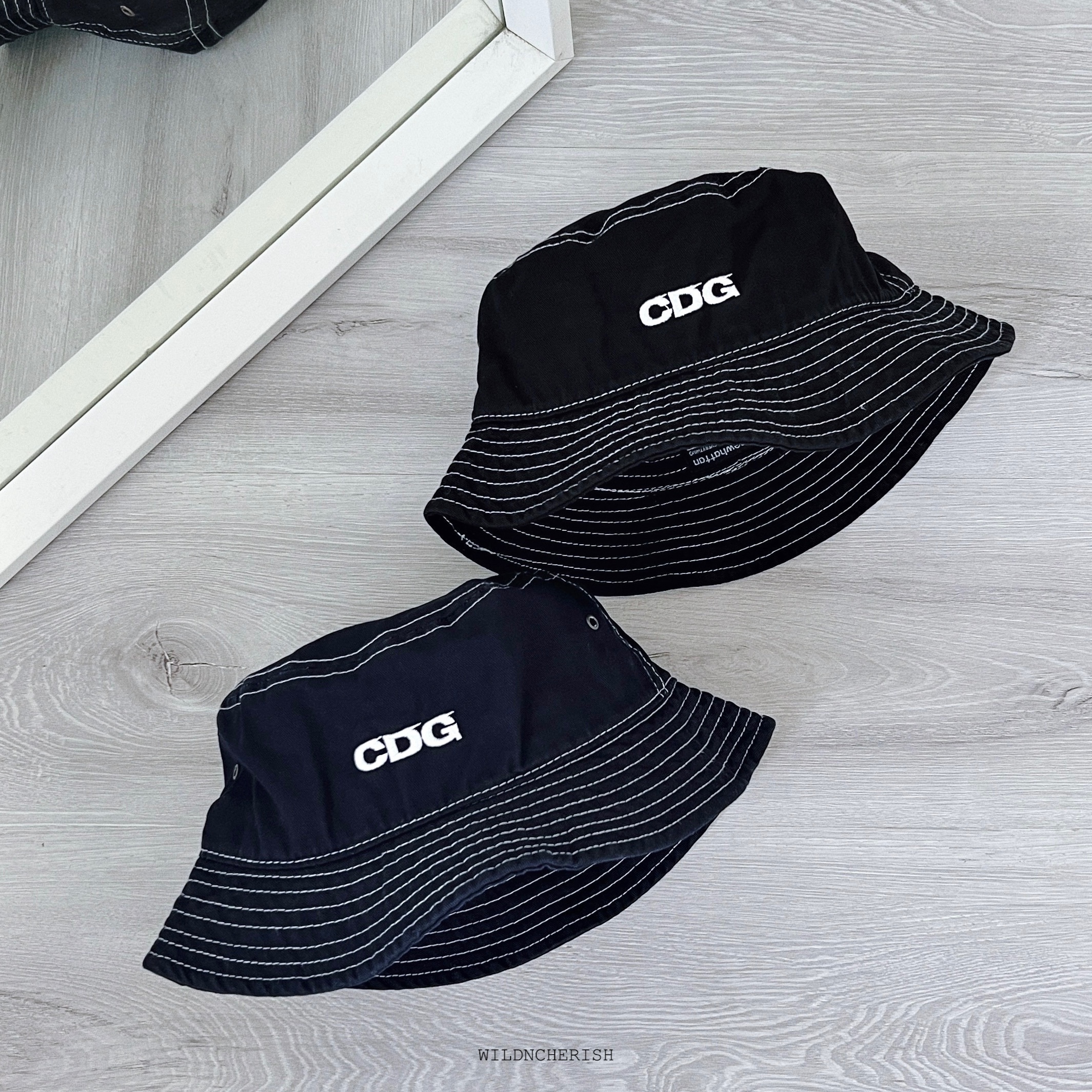 現貨| CDG Comme Des Garçons Garment Dyed Hat 《 Mirror 柳應