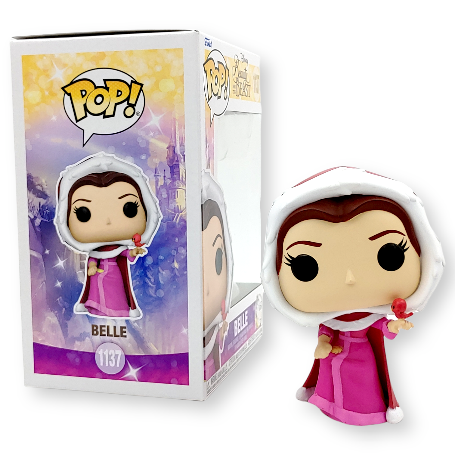 FUNKO POP <美女與野獸> 貝兒(冬季披風)-No.1137