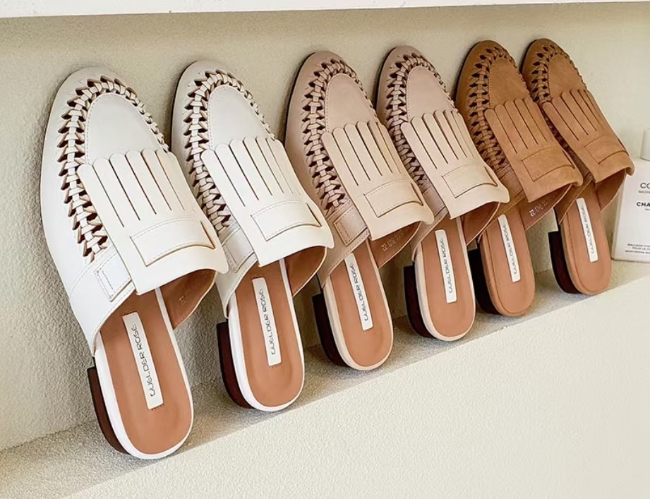 SH2104GR 韓國真皮蘇蘇拖鞋涼鞋