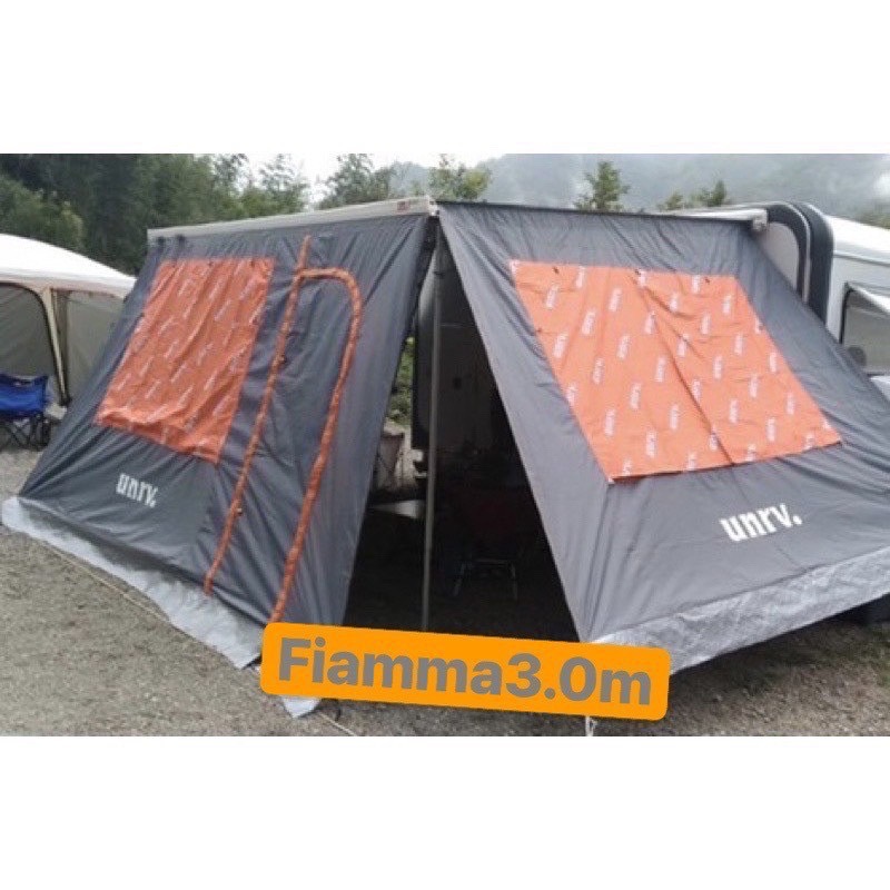 UNRV Fiamma3.0M三邊圍(二窗一門) VW福斯 車邊帳圍布 露營車 車圍布 Fiamma  擋風 遮陽 邊布