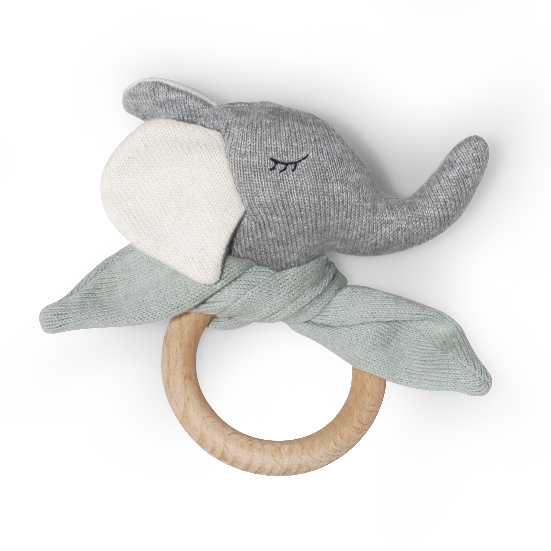 大象出牙環-乳綠色