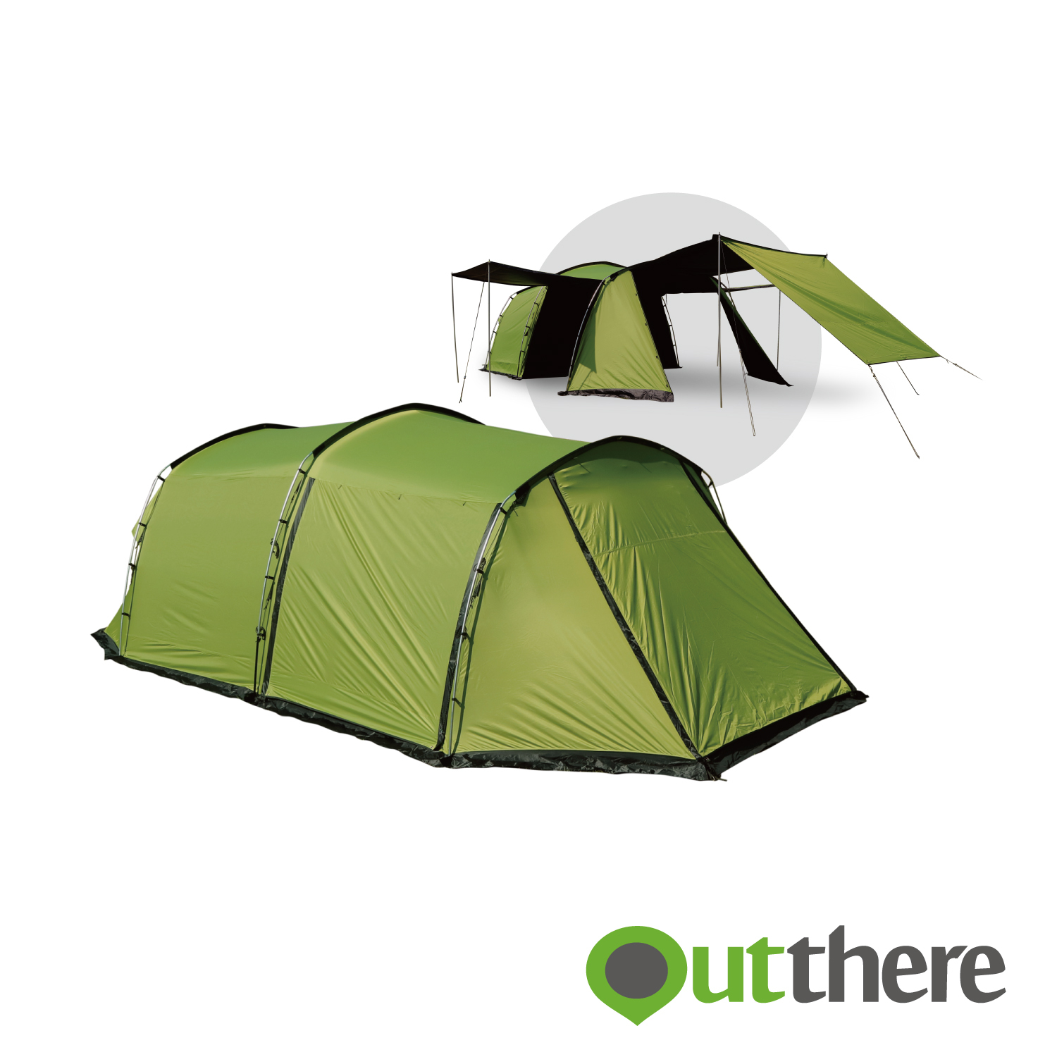 【Outthere 好野】 竹居6人帳｜綠竹 AU00111