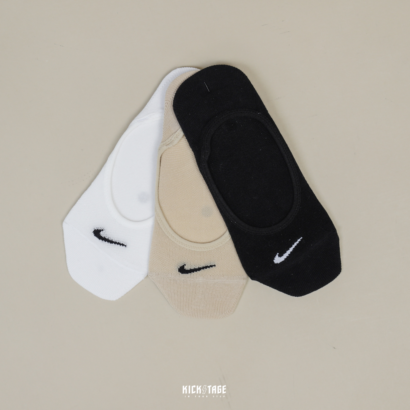 三雙一組 NIKE EVERYDAY LIGHTWEIGHT 黑/白/奶茶色 隱形襪 踝襪 短襪【SX4863-900】