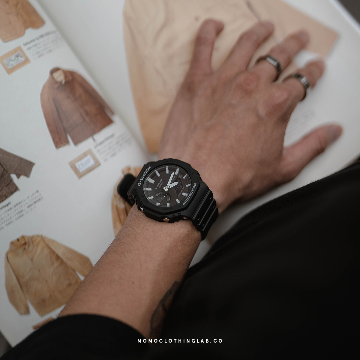 CASIO G-SHOCK GA-2100-1ADR 8角設計款 經典黑