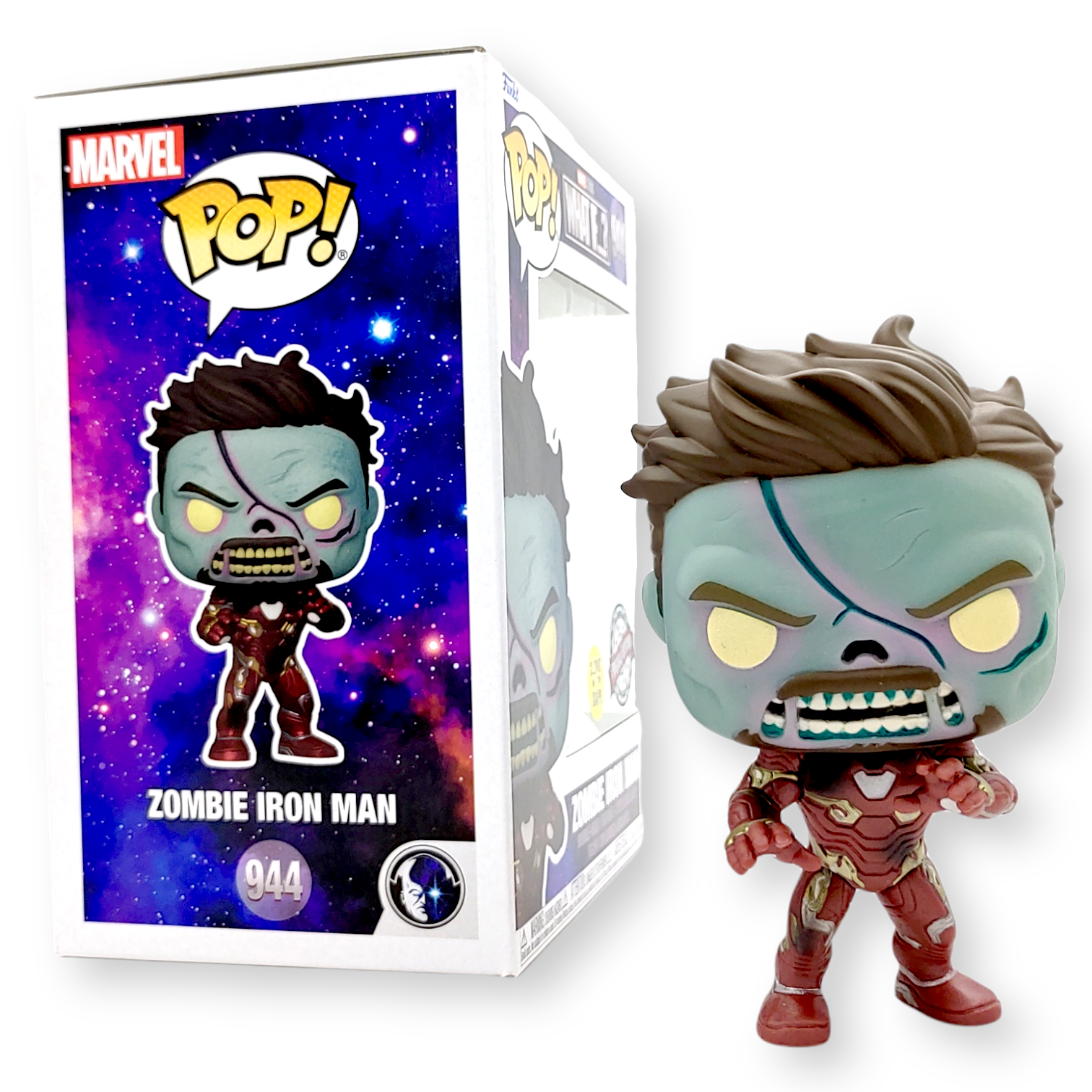 FUNKO POP<WHAT IF?>喪屍Iron Man(夜光版)-NO.944