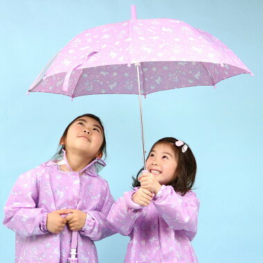 Usamomo萌兔桃桃-雨傘 粉紅獨角獸(55cm)