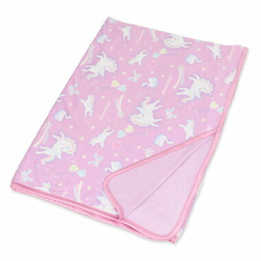 USAMOMO萌兔桃桃-涼感被-粉紅獨角獸