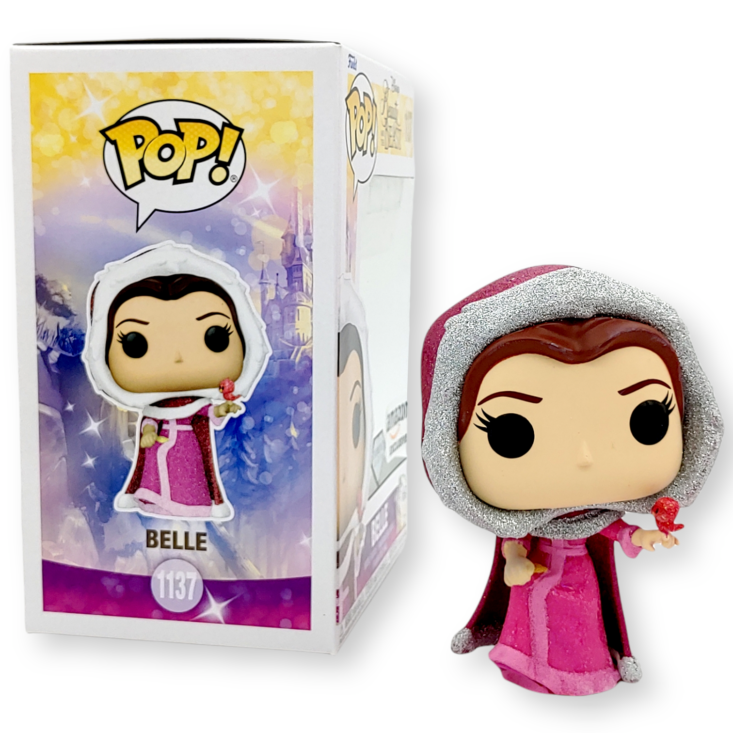FUNKO POP <美女與野獸> 貝兒(冬季披風)鑽石版-No.1137
