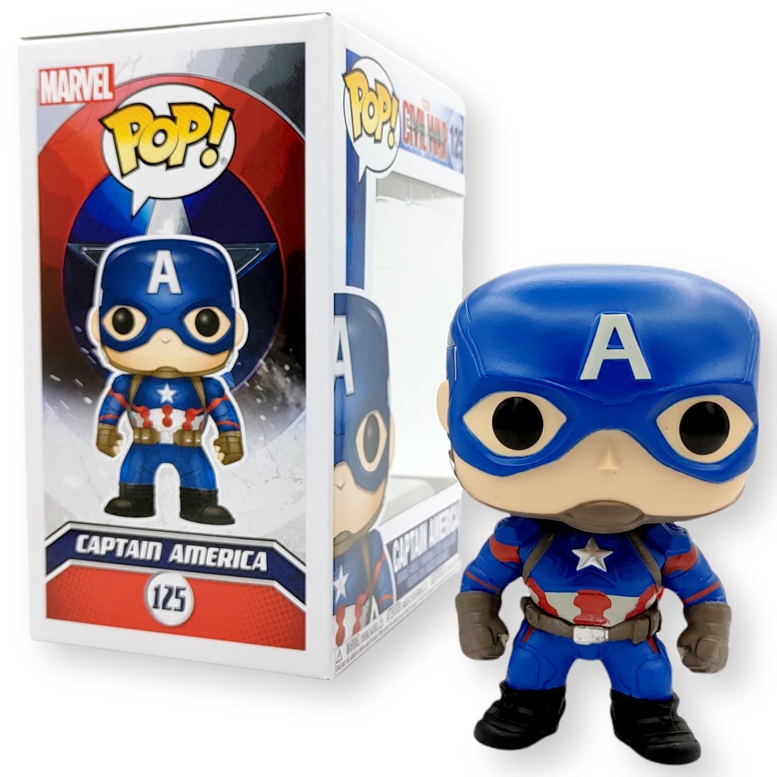 FUNKO POP<美國隊長3:英雄內戰>美國隊長-NO.125