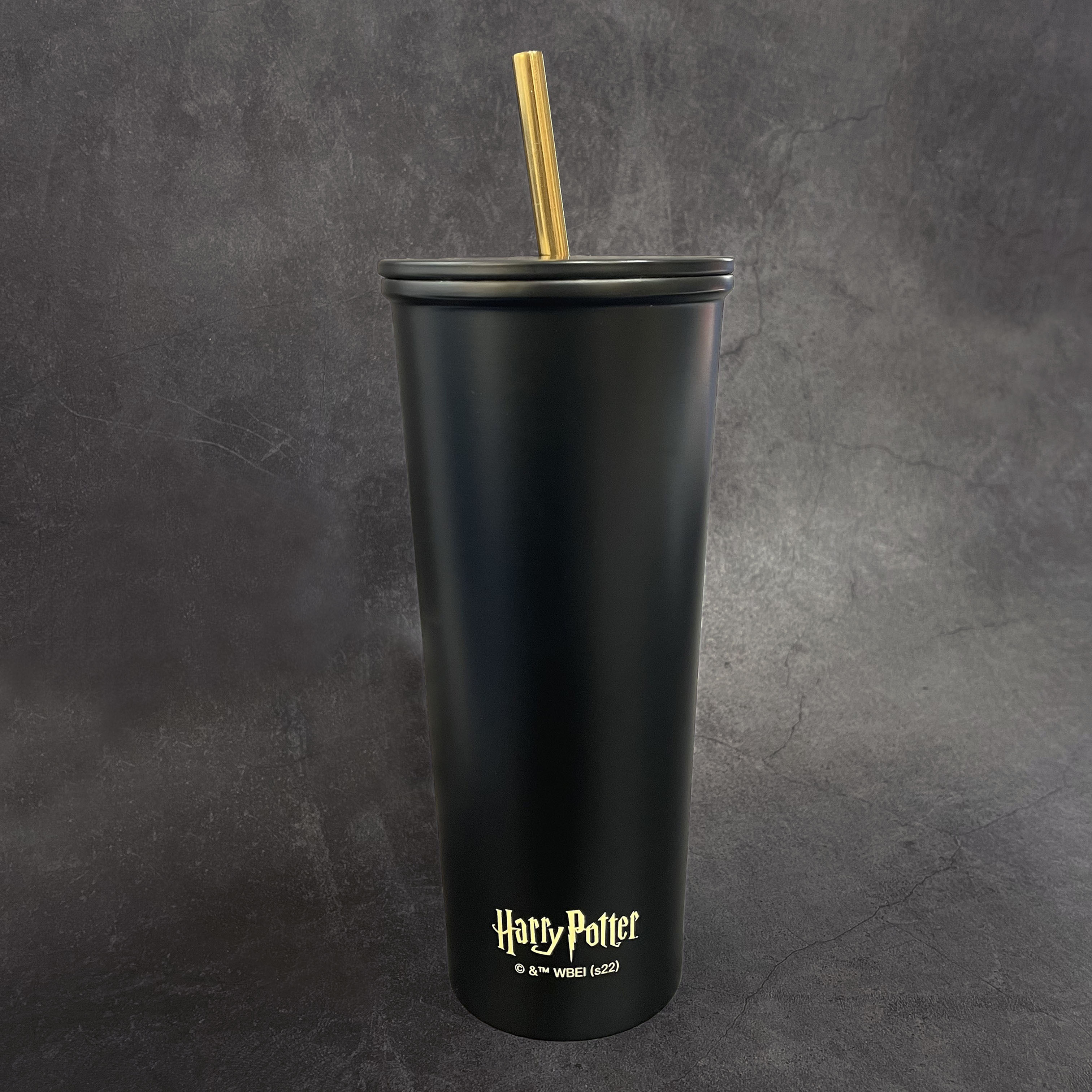 哈利波特-不鏽鋼吸管杯750ml-霍格華茲