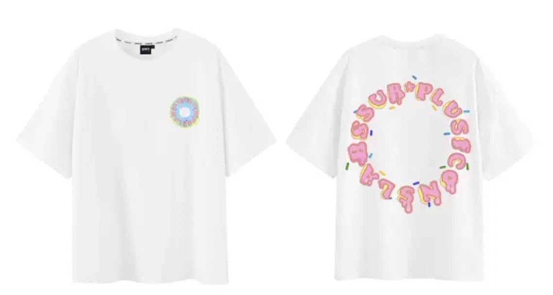 SSUR PLUS x ICONSLAB 甜甜圈 LOGO 短袖 T