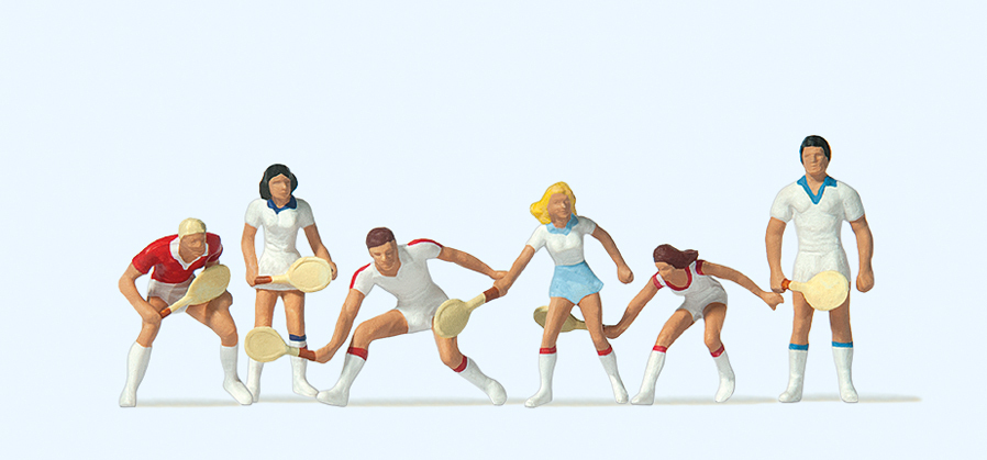 Preiser迷你小人 10078網球選手