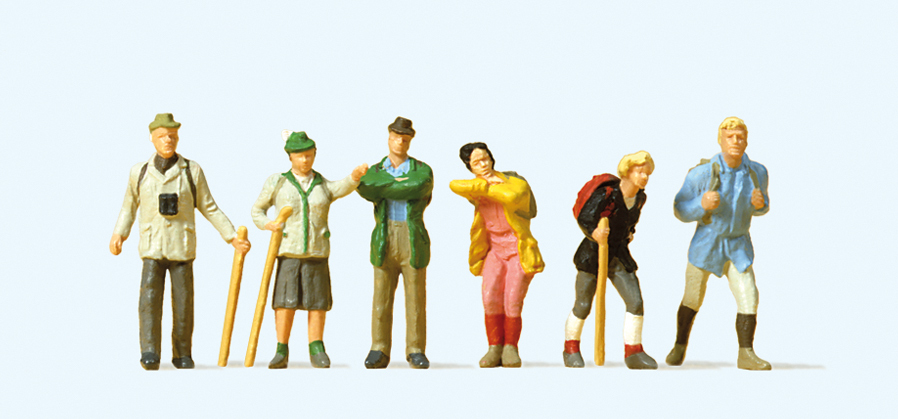 Preiser迷你小人 10290長青登山客