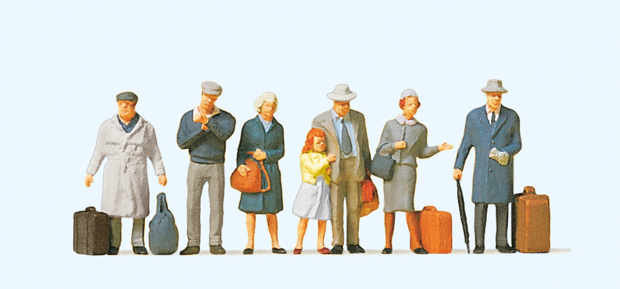 Preiser迷你小人 10513 站著的旅客