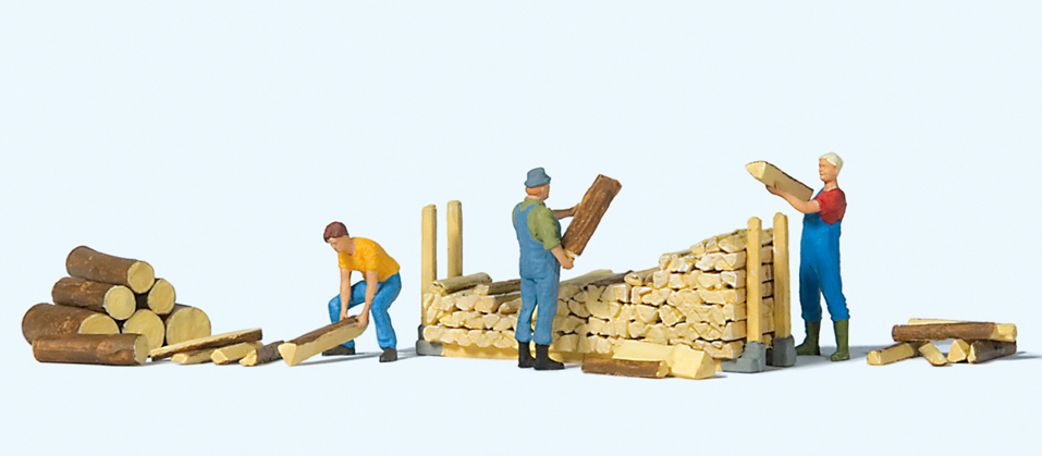 Preiser迷你小人 10707堆柴木