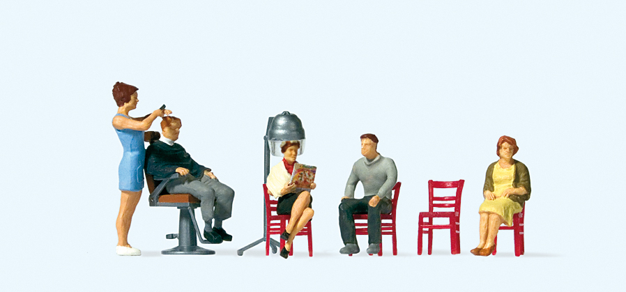 Preiser迷你小人 10569理髮廳