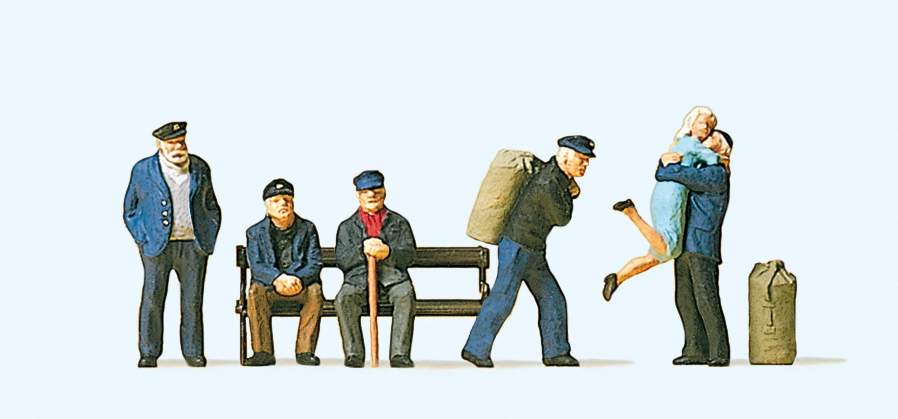 Preiser迷你小人 10352下船的船員