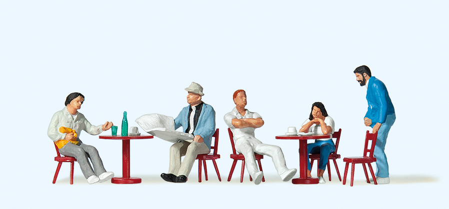 Preiser迷你小人 10369露天咖啡座