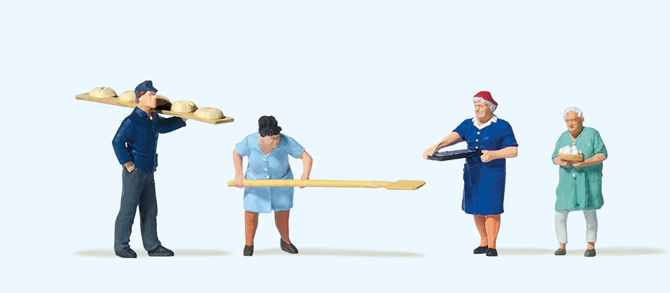 Preiser迷你小人 10712麵包坊