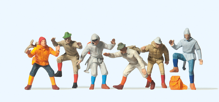 Preiser迷你小人 14082登山2