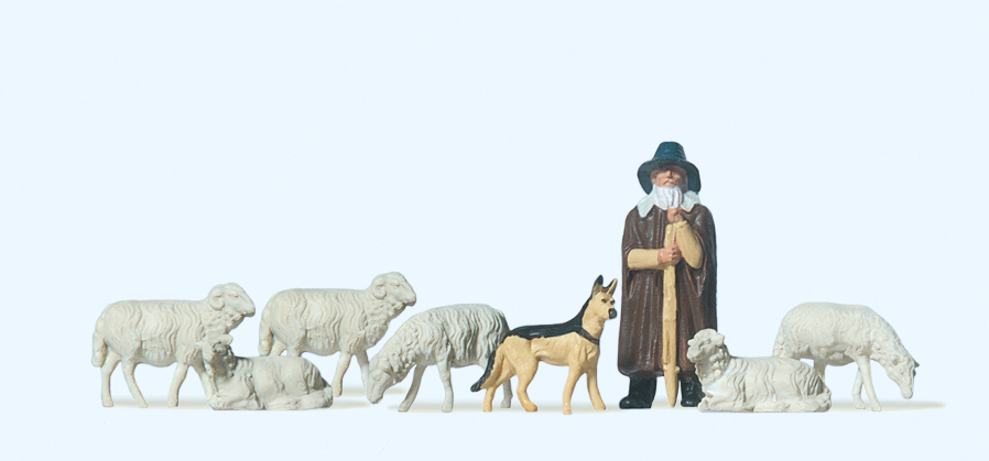 Preiser迷你小人 14160牧羊人