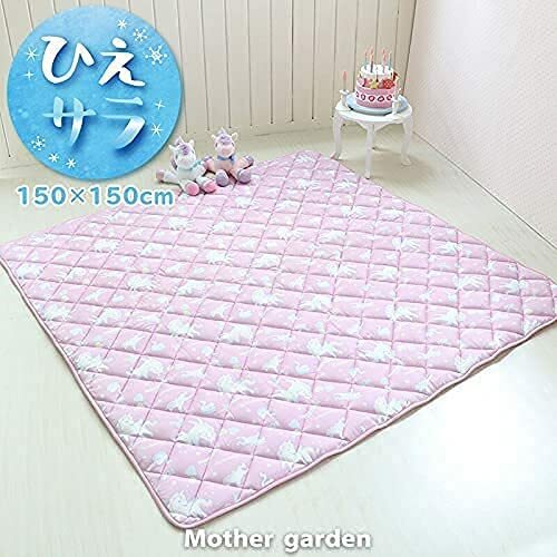 Usamomo萌兔桃桃-涼感墊-粉紅獨角獸