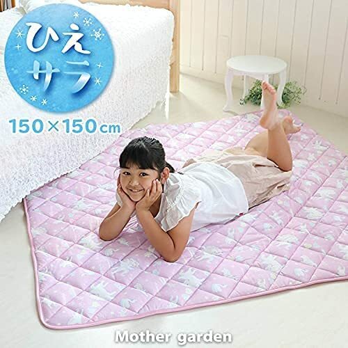 Usamomo萌兔桃桃-涼感墊-粉紅獨角獸