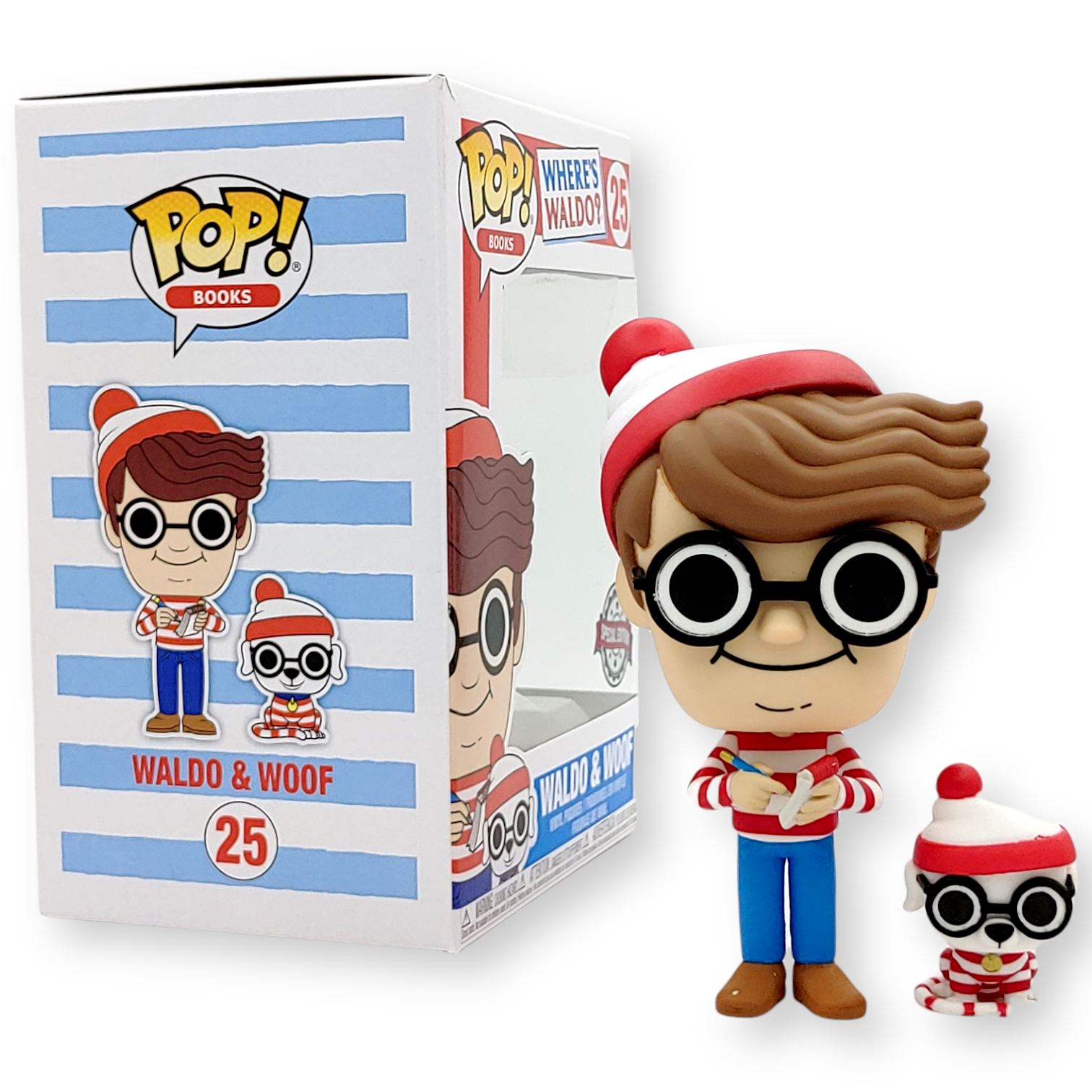 FUNKO POP <Where's Waldo> Waldo+狗-No.25
