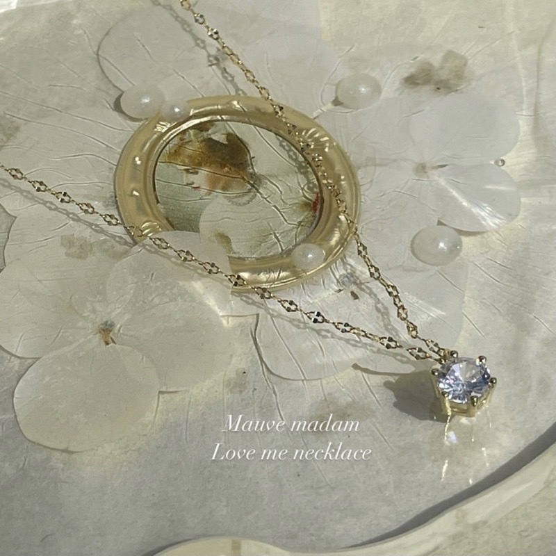 925sliver-Love me necklace