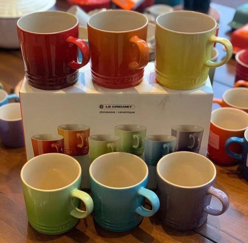 原廠尾單法國LE CREUSET 🌈🌈彩虹杯6️⃣件套裝✨