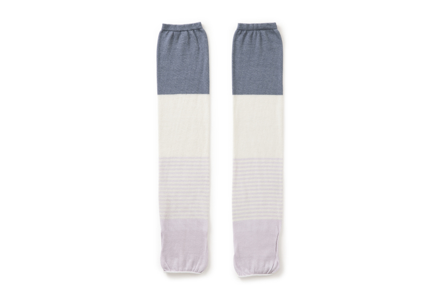 中川政七-露指袖套/藍紫