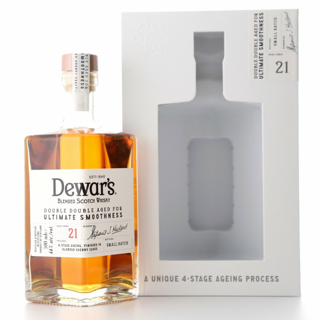 帝王4次陳釀21年調和威士忌 Dewar's Double Double Aged 21 Years Blended Scotch Whisky