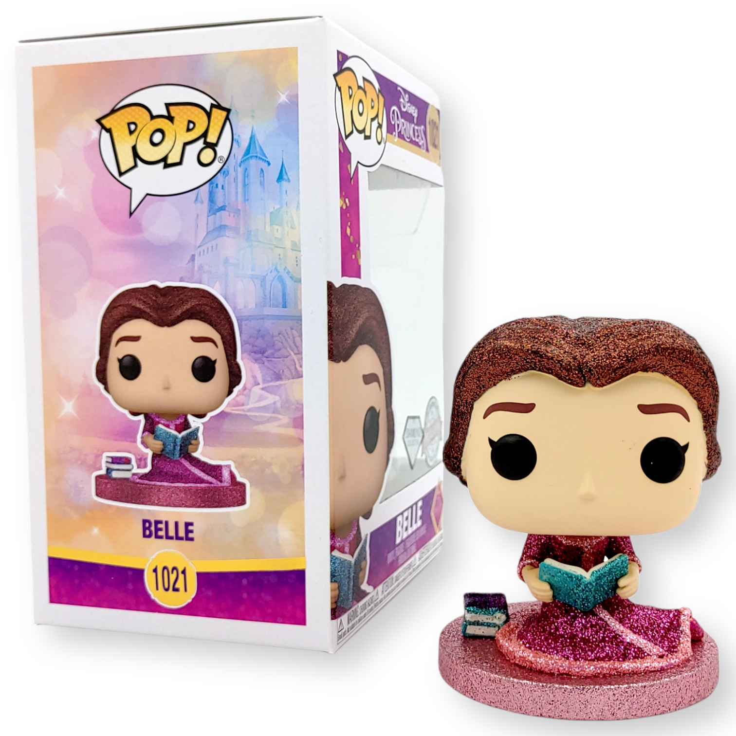 FUNKO POP終極公主<美女與野獸>貝兒(鑽石版) -No.1021