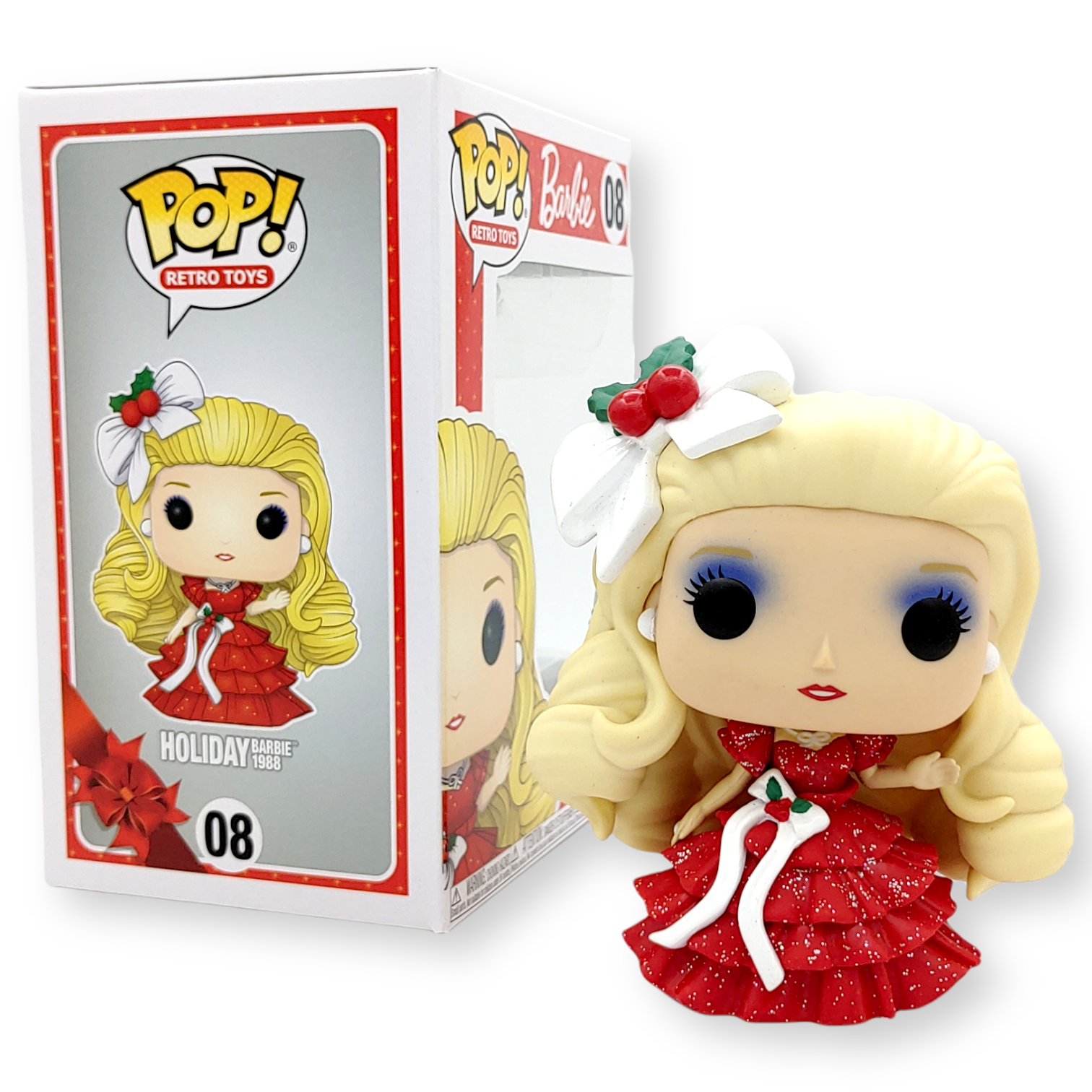 FUNKO POP 芭比娃娃(紅裙)No.08