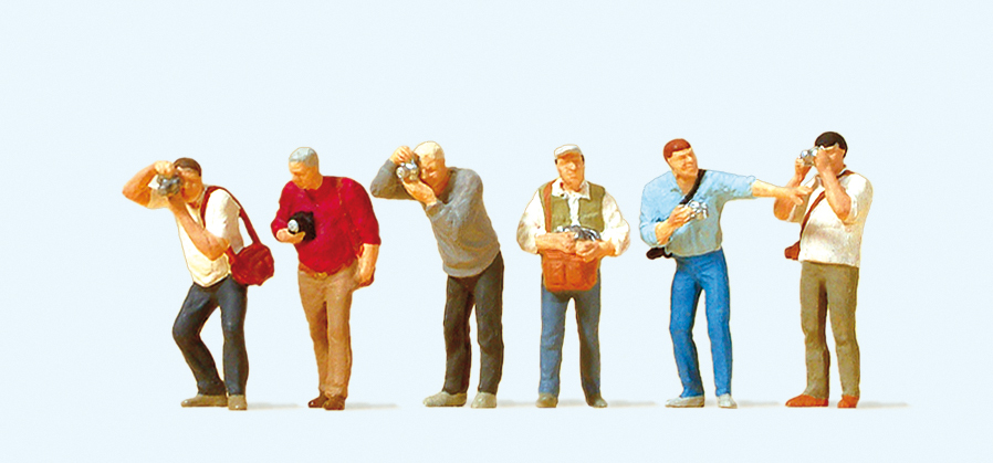 Preiser迷你小人 10545 拍照的人